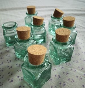 Recycled Spanish Glass Spice Jars